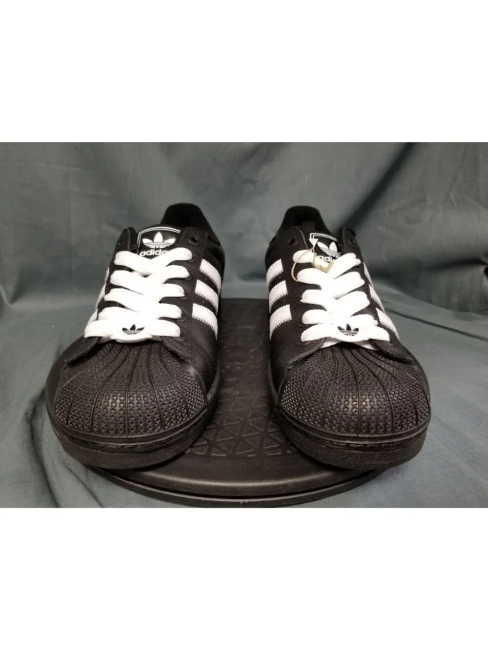 Adidas Superstar II Sneakers Core Black White JI3538 Mens Size 9.5 NEW NO BOX!